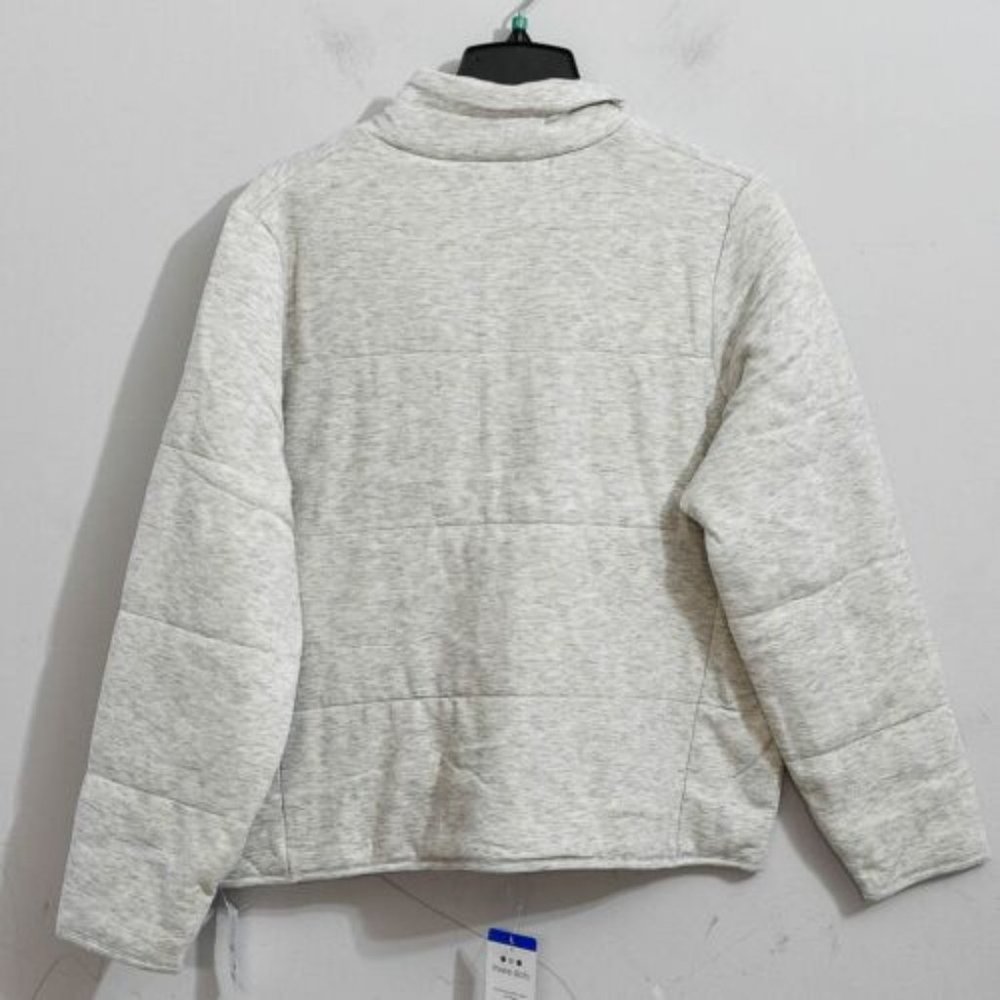 Three Dots Ladies' Quilted Jacket GRAY - Picture 5 of 9